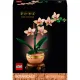 LEGO Botanicals Miniatur-Orchidee im Topf mit goldenen Details
