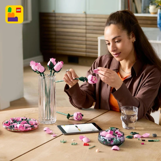 LEGO Botanicals 10374 Strauß rosa Rosen