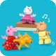 Peppa Pig feiert ihren Geburtstag mit LEGO® DUPLO® – Dekoration, Kuchen und Spaß mit einem Pony und einem Schaf