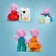 Peppa Pig und Familie im LEGO® DUPLO® Supermarkt – ein Einkaufsabenteuer mit Spielzeugauto und Schubkarre