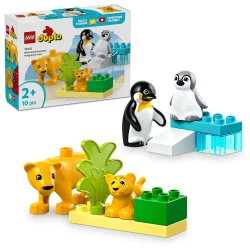 LEGO DUPLO 10442 Wildtierfamilien: Pinguine und Löwen