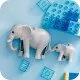 LEGO DUPLO Wildtierfamilien-Lernset für Kinder, Tierfiguren, Elefant, Panda, Tiger, Schildkröte, Hirsch, kreatives Spielen für Kinder