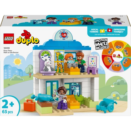 LEGO DUPLO® Krankenhaus mit Arzt, Röntgengerät und Figuren: Bausatz für Kinder