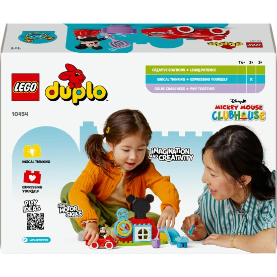LEGO DUPLO Mickey Mouse Club mit interaktivem Rad und baubarem Spielzeugauto
