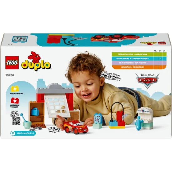 LEGO DUPLO 10456 McQueen und Besuch in Dr. Hudsons Garage – Bauset für Kleinkinder LEGO DUPLO 10456 – McQueen und Besuch in Dr. Hudsons Garage mit Auto und Zubehör