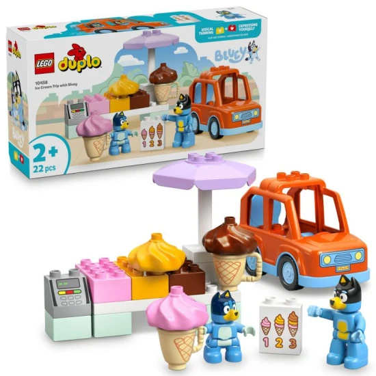 LEGO DUPLO Bluey und ein Ausflug zum Eisessen – ein Spaß für die Kleinen!