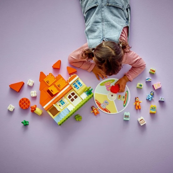 LEGO DUPLO Bluey 10459 – Ein Haus voller Spaß und ein Memory-Spiel in einem