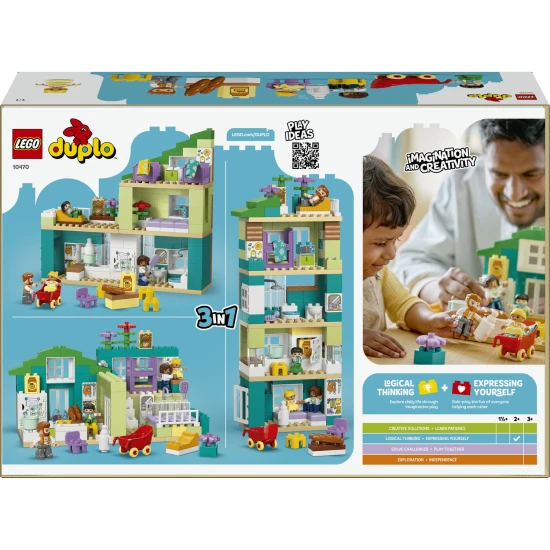 LEGO DUPLO 10470 Modernes Familienhaus 3-in-1 mit Figuren