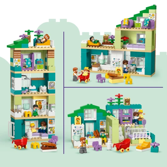 LEGO DUPLO 10470 Modernes Familienhaus 3-in-1 mit Figuren