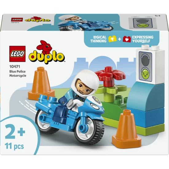 LEGO DUPLO 10471 Blaues Polizeimotorrad
