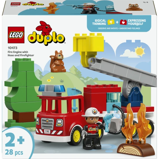LEGO DUPLO 10473 Feuerwehrfahrzeug mit Schlauch und Feuerwehrmann