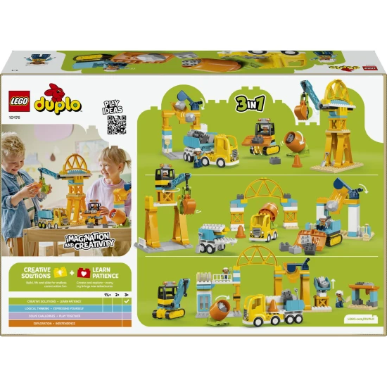 LEGO DUPLO 10476 Baustelle und Fahrzeuge 3-in-1