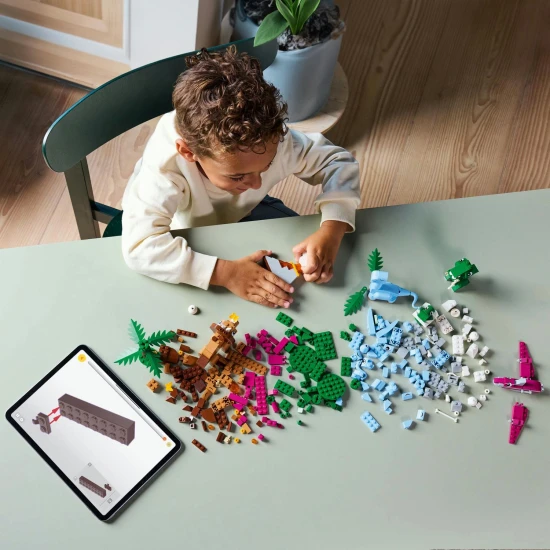 LEGO CLASSIC Kreative Dinosaurier – bunte Bausätze zum Gestalten prähistorischer Kreaturen