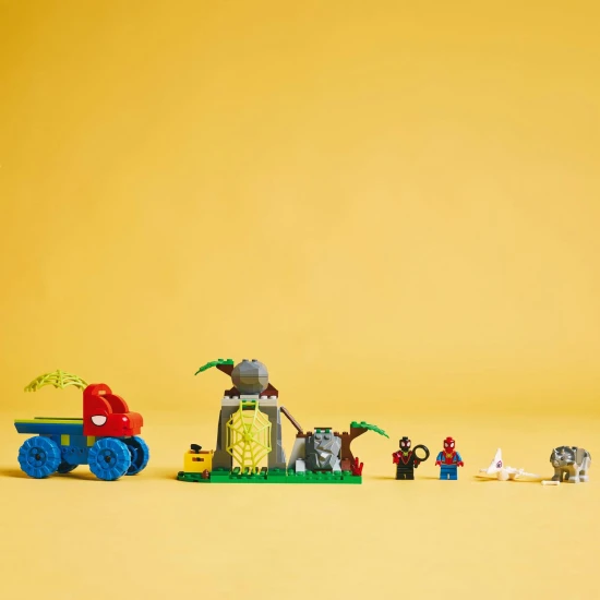 LEGO® Marvel 11199: Spideys Team und Dinosaurierrettung mit Truck – Action-Minifiguren und Dinosaurier.