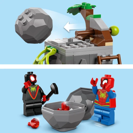 LEGO® Marvel 11199: Spideys Team und Dinosaurierrettung mit Truck – Action-Minifiguren und Dinosaurier.