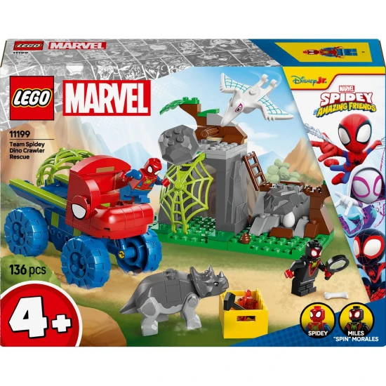 LEGO® Marvel 11199: Spideys Team und Dinosaurierrettung mit Truck – Action-Minifiguren und Dinosaurier.