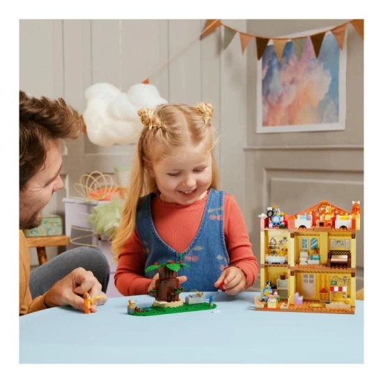 Blaues LEGO Haus – Ein kreatives Spielzeug, das zu eigenen Geschichten inspiriert