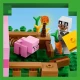 LEGO Minecraft Schweinehaus 21268 – Bauset mit Piglin, Tieren und Farm für Kinder