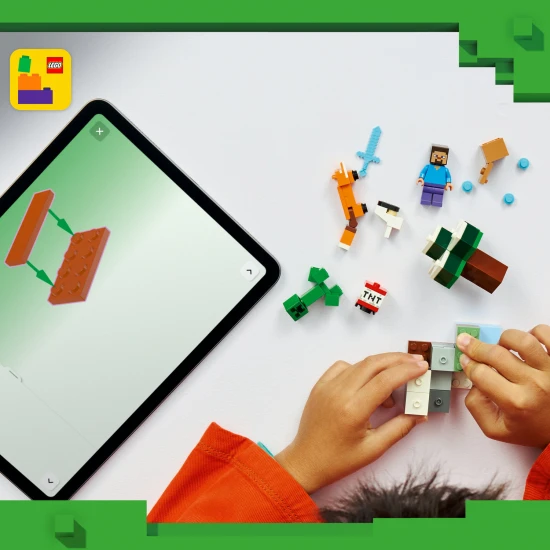 LEGO Minecraft 21583 Steve und das Taiga-Abenteuer
