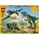 LEGO® Creator 3-in-1-Modelle: T-Rex, Triceratops und Pterodactylus in Aktion – das perfekte Set für Dinosaurierliebhaber.