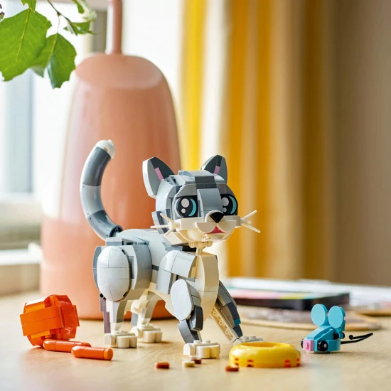 Kreatives Bauen mit dem LEGO Creator Bausatz – Katze, Hund und Taube