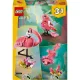 LEGO® Creator 3-in-1-Bausatz mit rosa Flamingo, Kakadu und Axolotl – Spaß und kreatives Bauen für Kinder