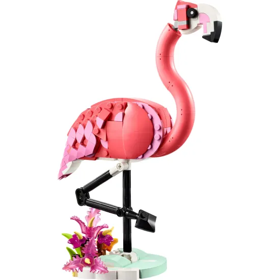 LEGO® Creator 3-in-1-Bausatz mit rosa Flamingo, Kakadu und Axolotl – Spaß und kreatives Bauen für Kinder