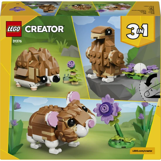 LEGO CREATOR 31376 Niedlicher Hamster mit Blume