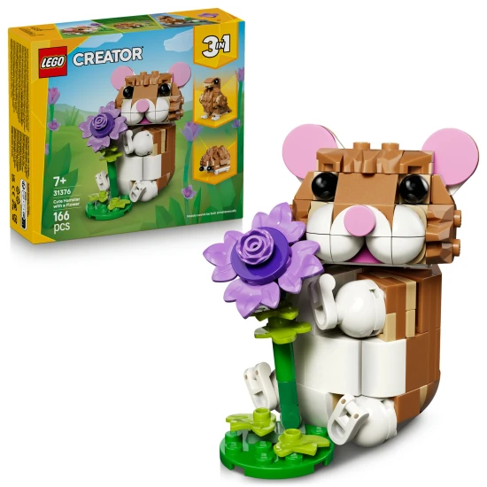 LEGO CREATOR 31376 Niedlicher Hamster mit Blume