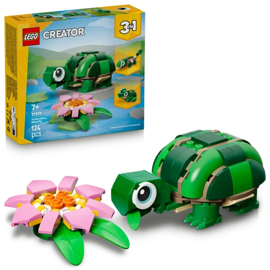 LEGO Creator 31377 Schildkröte mit Seerose