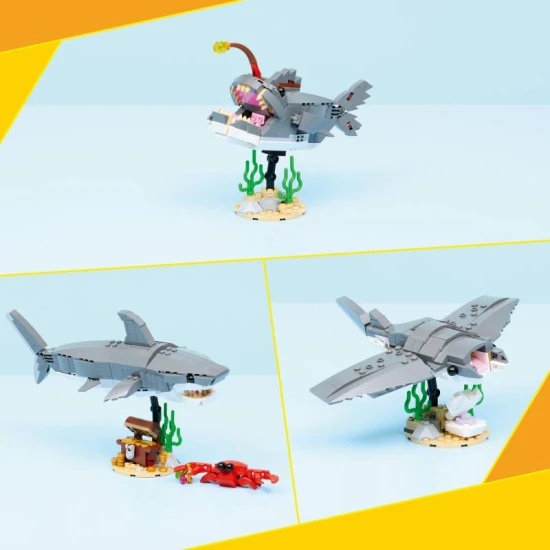 LEGO CREATOR 31381 Wilder Hai und Schatztruhe