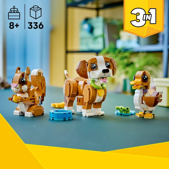LEGO CREATOR 31382 Niedliche Tiere: Verspielter Welpe