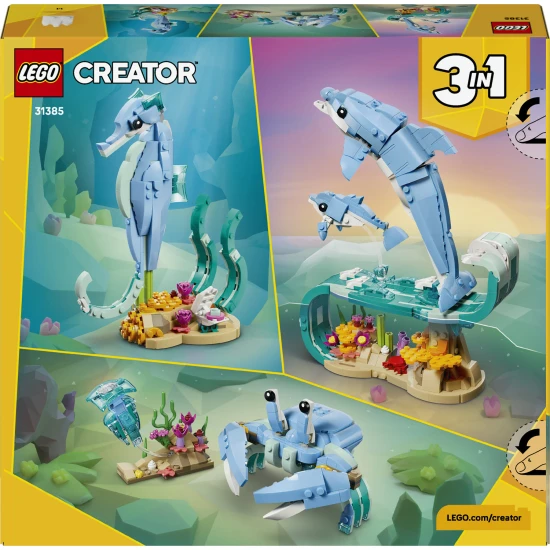 LEGO CREATOR 31385 Meerestiere Wunderschöne Delfine