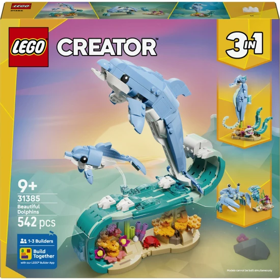 LEGO CREATOR 31385 Meerestiere Wunderschöne Delfine