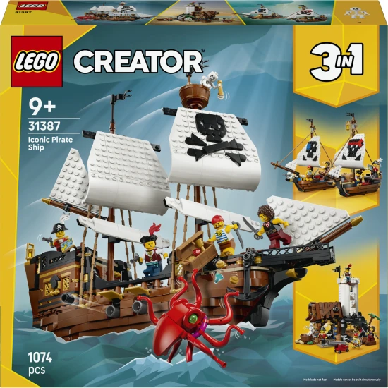 LEGO Creator 31387 Ikonisches Piratenschiff LEGO Creator 31387 Ikonisches Piratenschiff
