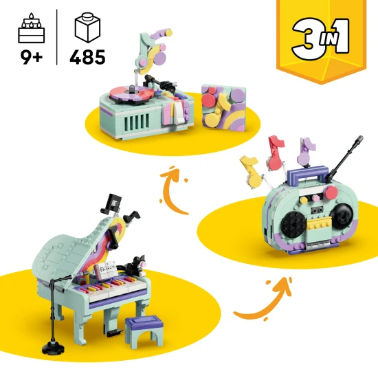LEGO Creator 31392 Musikalische Deko: Klavier mit Katze