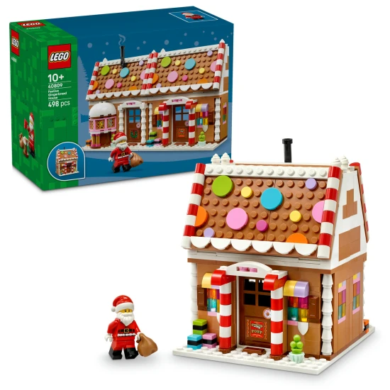 LEGO 40809 Weihnachtliches Lebkuchenhaus LEGO 40809 Weihnachtliches Lebkuchenhaus