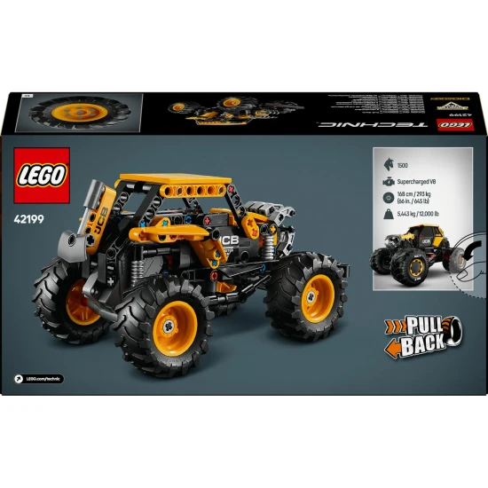 LEGO® Technic 42199 Monster Jam™ DIGatron™ – Action-Truck mit einziehbarem Motor und realistischen Reifen.