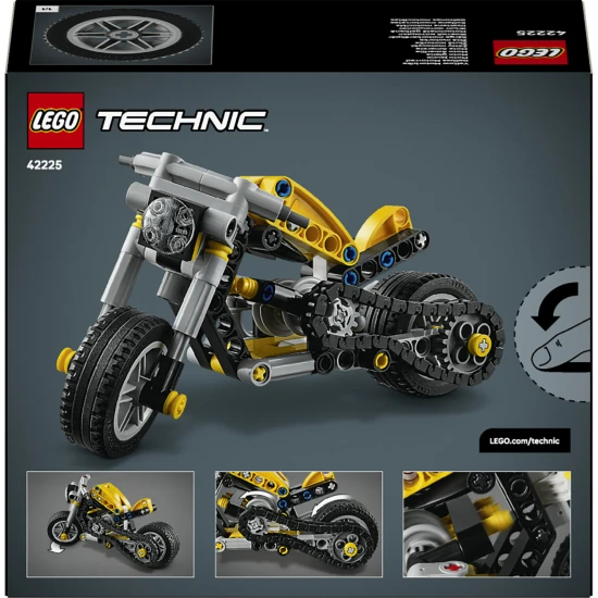 LEGO Technic 42225 Gelbes Motorrad