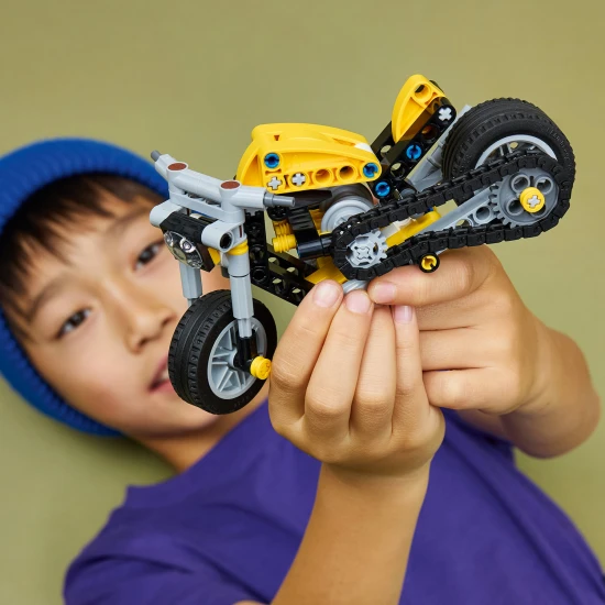 LEGO Technic 42225 Gelbes Motorrad