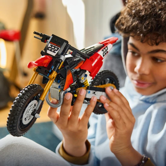 LEGO Technic 42238 Ducati Desmo450 MX Factory Motorrad