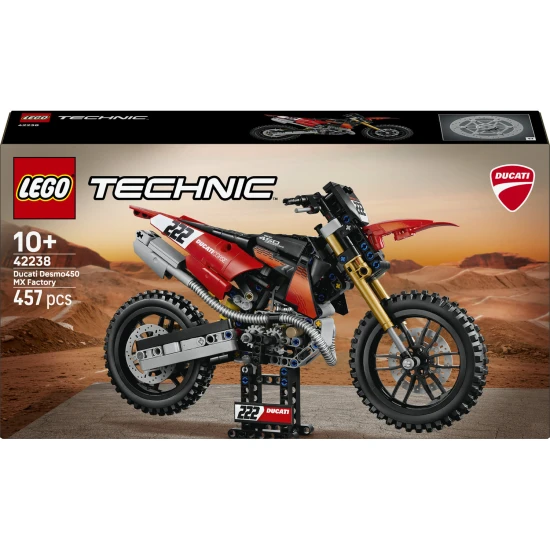 LEGO Technic 42238 Ducati Desmo450 MX Factory Motorrad