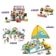 LEGO Friends 42654 Ponyhof mit Stall – Minipuppen, Ponys, Katze, Wagen und Zubehör für kreatives Spielen