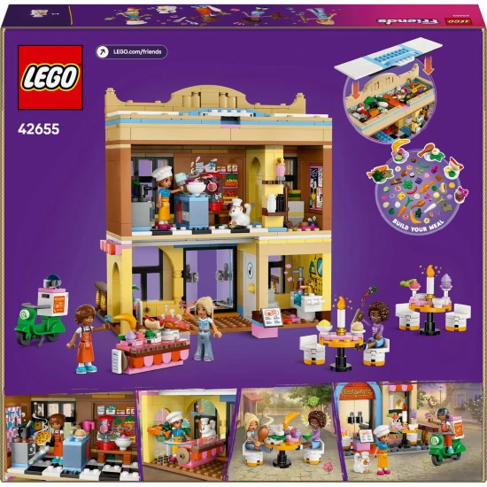 LEGO Friends Restaurant mit einer Küche voller Zubehör