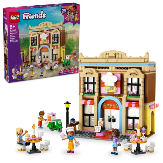 LEGO Friends Restaurant mit einer Küche voller Zubehör