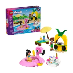 LEGO Friends 42658 Spaß am Pool mit einem Einhorn und einem Flamingo