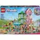 LEGO® Friends 42670 Heartlake Wohnungen und Geschäfte – ein kreatives Bauset mit 9 Figuren, einer Bäckerei, einem Keramikstudio und weiteren Details.