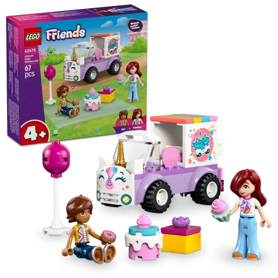 LEGO Friends 42675 Einhorn-Lieferwagen mit Kuchen