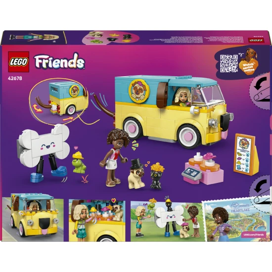 LEGO Friends 42678 Lieferwagen mit Zubehör für Haustiere
