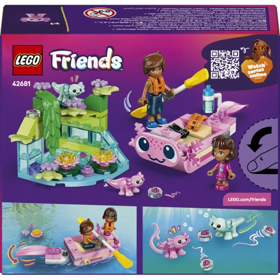 LEGO Friends 42681 Abenteuerboot mit Axolotls